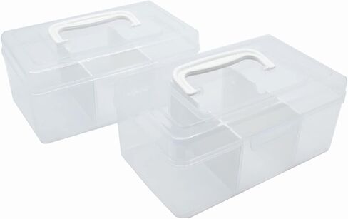 صندوق تخزين بطاقات التداول من كاتين، حامل بطاقات بلاستيكية لأكثر من 400 بطاقة تداول قياسية، عبوتان in Kuwait