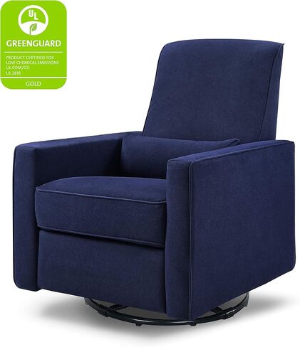 DaVinci Piper Upholstered Recliner and Swivel Glider in Cream, Greenguard Gold & CertiPUR-US Certified in Saudi Arabia