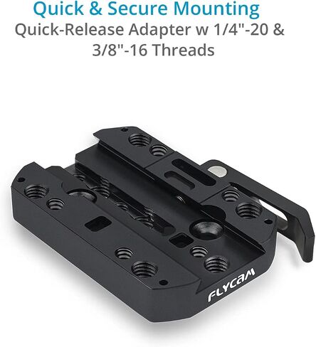 PROAIM Quick Release Gimbal Mount for DJI Ronin, Ronin M & Ronin MX. for Camera Jib Crane, Durable & Secure. with Multiple ¼" & 3/8" Accessory Threads. Tripod Compatible (RN-244-00) in Saudi Arabia