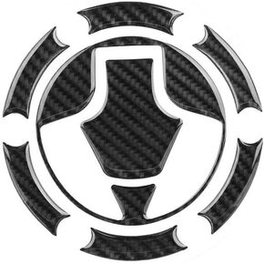 Fuel Gas Petrol Cover Sticker Protector Carbon Fiber Fuel Sticker Decoration Badge Sticker for