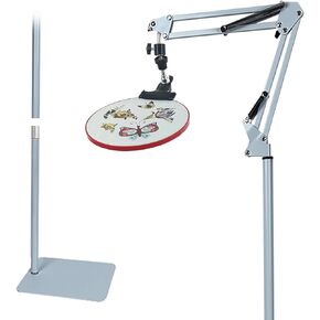 حامل طوق التطريز، حامل تطريز يدوي، حامل تطريز يدوي، حامل تطريز يدوي، حامل تطريز يدوي، مناسب لإطار التطريز، إطارات Q المفاجئة (أسود) in Kuwait