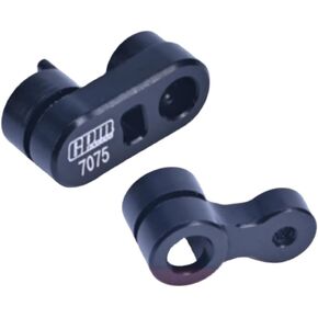 Levigo Aluminum Alloy 7075 RC Motorcycle Brake Caliper Servo Arm Compatible with LOSI-1/4 PROMOTO-MX Motorcycle RTR,/FXR-LOS06000 RC Upgrade Parts, Black