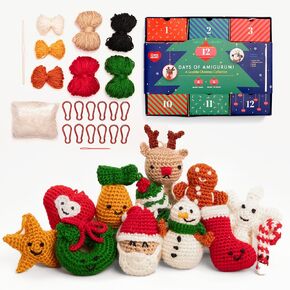 Red Heart Advent Calendar Multi Color Yarn - 1 Pack of 14.53oz/412g - 100% Acrylic - #4 Worsted (Medium) - - Knitting/Crochet