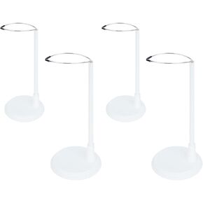 4pcs Doll Stands Display Holder, Adjustable Doll Stands Portable Support Racks, Action Figure Stand Bracket Organizers Dolls Accessories for 12inches - 18inches Doll (Black)
