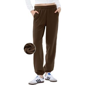 PUMIEY Women’s High Waisted Sweatpants Fleece Baggy Sweat Pants Y2K Lounge Joggers Pants Three-No Collection