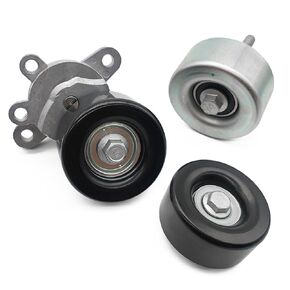 Belt Tensioner 39155 and 2PCS Idler Pulley 36357 36356, Compatible with Nissan Altima 2007-2012, Compatible with Nissan Maxima Murano 2009-2014, Compatible with Nissan Quest 2011-2012 3.5L V6