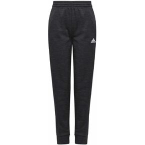 adidas Youth 3-Stripe Fleece Jogger (as1, Alpha, x_l, Regular, Heather Grey/White)