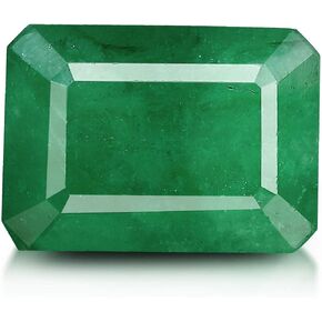 7.32 Carat-Emerald Lab/Certified Panna Green Loose Gemstone