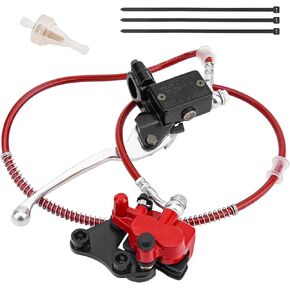 مجموعة فرامل أسطوانة الفرامل الأمامية الهيدروليكية مع وسادات الفرامل لـ 50cc 70cc 90cc 110cc 125cc SSR TaoTao Apollo Coolster Moped Scooter الصينية حفرة الدراجة الترابية in Kuwait