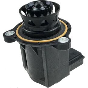 Turbocharger Cutoff Bypass Diverter Valve for Audi A3 A4 TT CC Eos GTI Jetta Passat Tiguan - Replace Part Number 06F145710G 06H145710D 06H145710C 06F145710B 06F145710C, Black