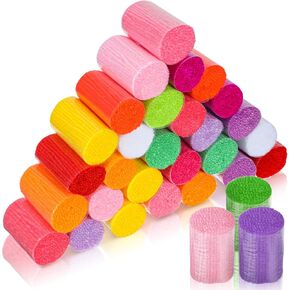 30 Pieces Latch Hook Yarn Latch Hook Yarn Precut Assorted Colorful Yarn Bundles Cutter Rug Yarn DIY Latch Hook Yarn for Handmake Craft Sewing Knitting
