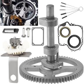 691968 Governor Gear/Oil Slinger and 793880 Camshaft Kit for B&S 490815 391764 793583 792681 791942 795102 Include 690564 Valve Tappet, 697110 Gasket, 795387 Oil Seal