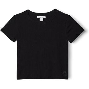 Happy Nation Girls Fitted Ribbed Crop Tank Top