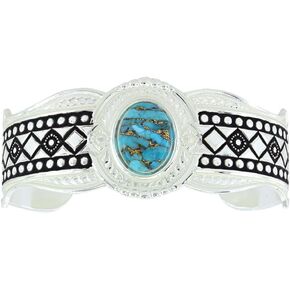 Montana Silversmiths Women's Phases Of The World Cuff Bracelet Silver One Size