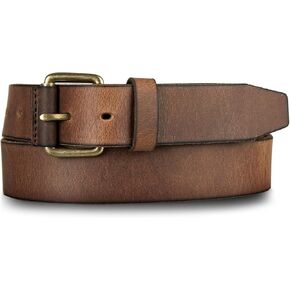 Lucky Brand Men's Casual and Dress Leather Belts with Metal Buckle