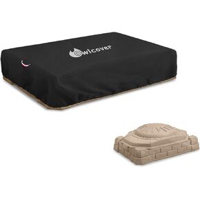 Kids Sandbox Cover for Step2 Naturally Playful Sandbox II Cover,Waterproof, Anti-UV Outdoor Toys Sandboxes Cover,Cover Only