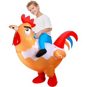 زي الدجاجة القابلة للنفخ، أزياء الهالوين المنفجرة للركوب على زي الدجاج in Kuwait