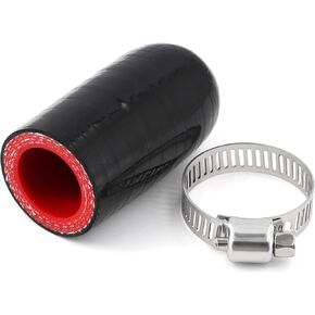 High Temperature 4-Ply Reinforced Silicone Hose Cap ID 1Inch(25mm) Hose End Plug For Turbo Bypass Valve/Vacuum/Fix Leak/Throttle Body Water Port/Heater Core/Coolant Heater Bypass Vacuum Water Port