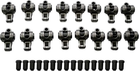 GELUOXI Stainless Steel Roller Rocker Arm Set Replacement for Chevy Small Block SBC 305 350 400 1.5 Ratio 3/8" in Saudi Arabia