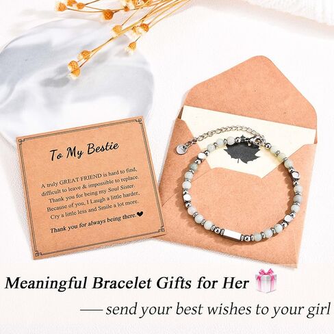 هدايا سوار صغير مطرز لأفضل صديق أخت ابنة Granddauhgter ابنة، عيد الميلاد عيد الميلاد هدايا عيد الحب للفتيات في سن المراهقة النساء لها in Kuwait