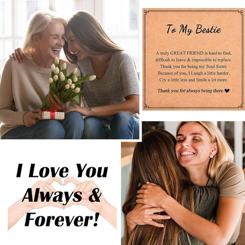 هدايا سوار صغير مطرز لأفضل صديق أخت ابنة Granddauhgter ابنة، عيد الميلاد عيد الميلاد هدايا عيد الحب للفتيات في سن المراهقة النساء لها in Kuwait