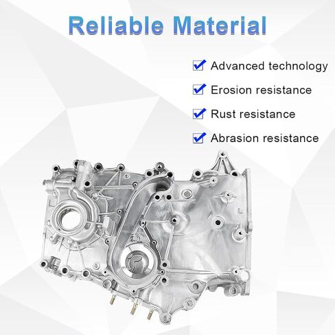 غطاء توقيت WATERWICH مع مضخة زيت متوافقة مع 2005-2015 TOYOTA Tacoma 2.7L DOHC L4 16V بديل لـ 11310-75073، 11310-75071 in Saudi Arabia