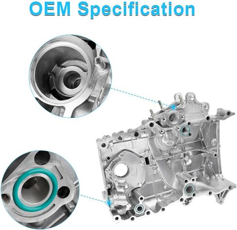 غطاء توقيت WATERWICH مع مضخة زيت متوافقة مع 2005-2015 TOYOTA Tacoma 2.7L DOHC L4 16V بديل لـ 11310-75073، 11310-75071 in Saudi Arabia