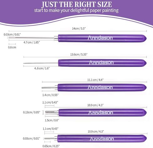 أدوات اللف 5 في 1 من Anndason، 5 قطع من أدوات اللف ذات الأحجام المختلفة in Kuwait