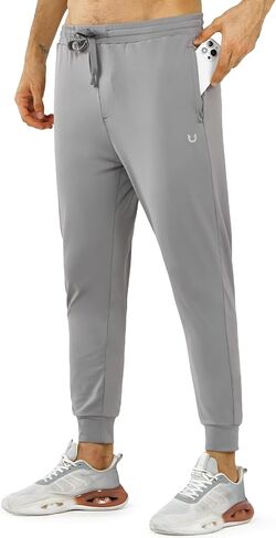 NORTHYARD Men's Joggers Pants with Zipper Pockets Lightweight Sweatpants Athletic Running Workout Track Pants for Men in Saudi Arabia