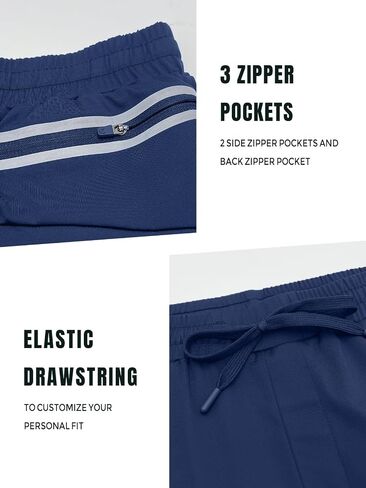 NORTHYARD Men's Joggers Pants with Zipper Pockets Lightweight Sweatpants Athletic Running Workout Track Pants for Men in Saudi Arabia