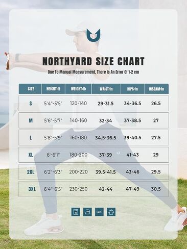 NORTHYARD Men's Joggers Pants with Zipper Pockets Lightweight Sweatpants Athletic Running Workout Track Pants for Men in Saudi Arabia