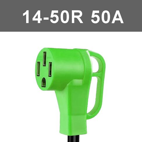 NEMA 10-30P to 14-50R EV Charger Adapter Cord Compatible with EV, 30 Amp Dryer to 50 Amp EV for Level 2 Charging, ETL Listed in Saudi Arabia