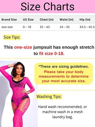 Sexy Fishnet Jumpsuit For Women, Sheer Mesh Hollow Out Striped Long Sleeve Bodysuit, Date Night Club Rave Outfits in Kuwait