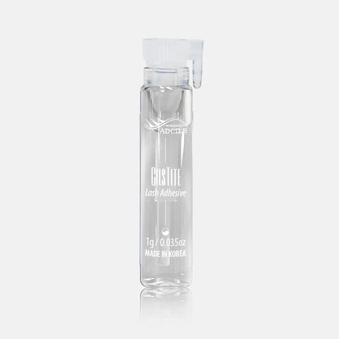 شريط لاصق للرموش CILSTITE شفاف في زجاجة بعصا 0.07 أونصة (1 جم) × 12 قطعة - خالٍ من اللاتكس/ تثبيت قوي للرموش الفردية/لاصق الرموش/آمن على الجلد in Saudi Arabia