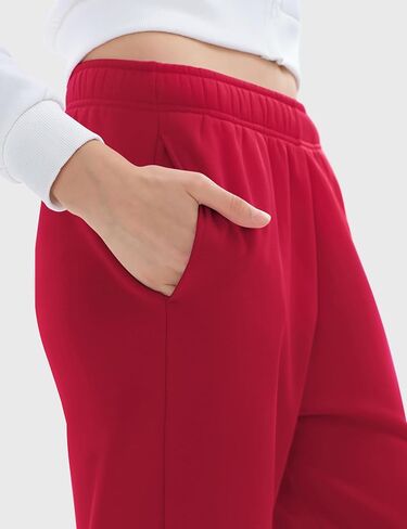 PUMIEY Women’s High Waisted Sweatpants Fleece Baggy Sweat Pants Y2K Lounge Joggers Pants Three-No Collection in Kuwait