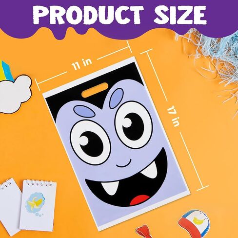 JOYIN 72 Pcs Halloween Goodie Bags for Trick-or-Treating, Halloween Snacks, Halloween Party Favors, Event Party Favor Supplies, Halloween Trick or Treat Bags, Classroom Goody Bags in Saudi Arabia
