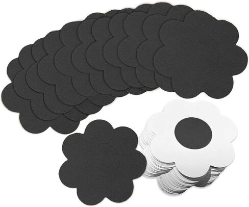 60 Pieces (30 Pairs) Nipple Breast Covers, Sexy Breast Pasties Adhesive Bra Disposable Nipple Covers in Saudi Arabia