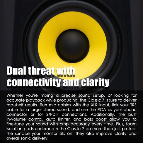 شاشة استوديو احترافية KRK Classic 8 تعمل بالطاقة ثنائية الاتجاه in Kuwait