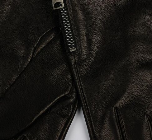All Saints Zip Leather Gloves in Saudi Arabia