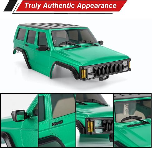 INJORA 6.10in 133g قاعدة عجلات ABS هيكل شيروكي صلب لهيكل TRX4M Bronco Defender 1/18 RC ترقية الزاحف (رمادي فضي) in Saudi Arabia