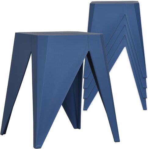InterSpaceLiving Zuho Multi-Use Stool (4, Black) in Saudi Arabia