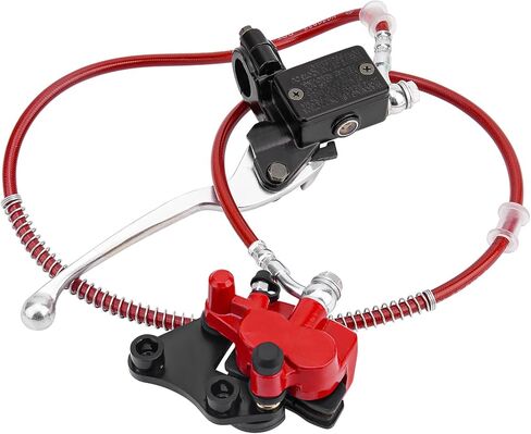 مجموعة فرامل أسطوانة الفرامل الأمامية الهيدروليكية مع وسادات الفرامل لـ 50cc 70cc 90cc 110cc 125cc SSR TaoTao Apollo Coolster Moped Scooter الصينية حفرة الدراجة الترابية in Kuwait