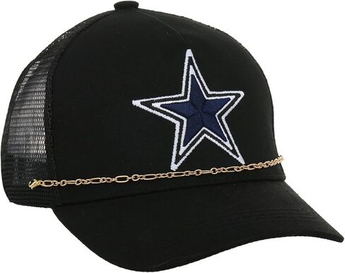 4 Pcs Trucker Hat Chains Bill Decoration Trucket Hat Charms DIY Metal Chains for Mesh Baseball Cap Accessories Chain in Saudi Arabia