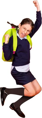 PICCOLO HOSIERY 6 Pair Pack Girls & Boys School Uniform Flat Knit Cotton Knee High Socks in Kuwait
