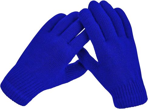 Century Star Winter Gloves for Women Men Warm Knit Gloves Clod Weather Stretchy Magic Glove Adults Full Finger Mittens in Saudi Arabia