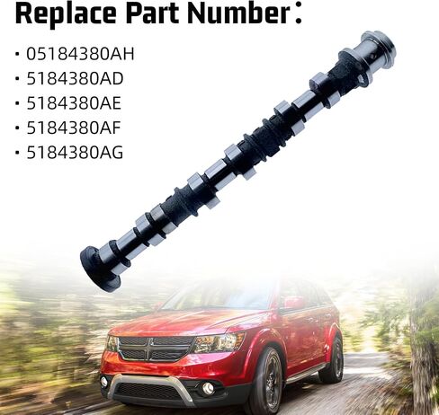 5184380AG Right Side Intake Camshaft Compatible with Jeep for Dodge for Chrysler & for Ram 3.6L V6 Models 5184380AE 05184380AH 5184380AD 5184380AF in Saudi Arabia