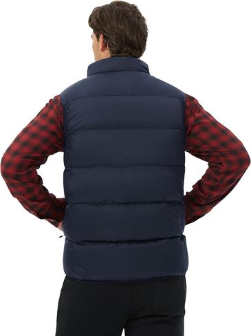 Pioneer Camp Men's Lightweight Down Vest Fill Power 700 Packable Puffer Vest Sleeveless Warm Puffy Outerwear in Kuwait