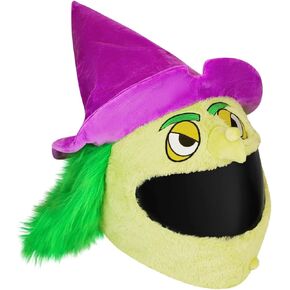 Moto Loot Helmet Cover for Motorcycle Helmet, Fun Rides and Gifts (Cover Only. Helmet Not Included) - Witch