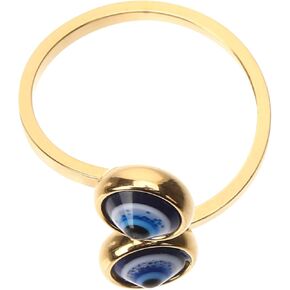 Holibanna Demon Eye Ring Stainless Rings for Women Evil Eye Ring Jewelry Adjustable Open Ring Women Eve Evil Ring