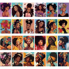 Sherr 24 Pcs Pre Printed Canvas Pre Drawn Canvas 8 x 10 Inch Canvas Painting Set for Kids Canvas Panels Paint Art Set Theme Canvas Painting for Party Favor
